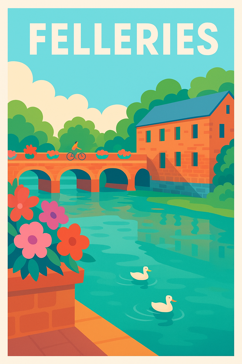 Affiche de Felleries - Charme bucolique au fil de l'eau