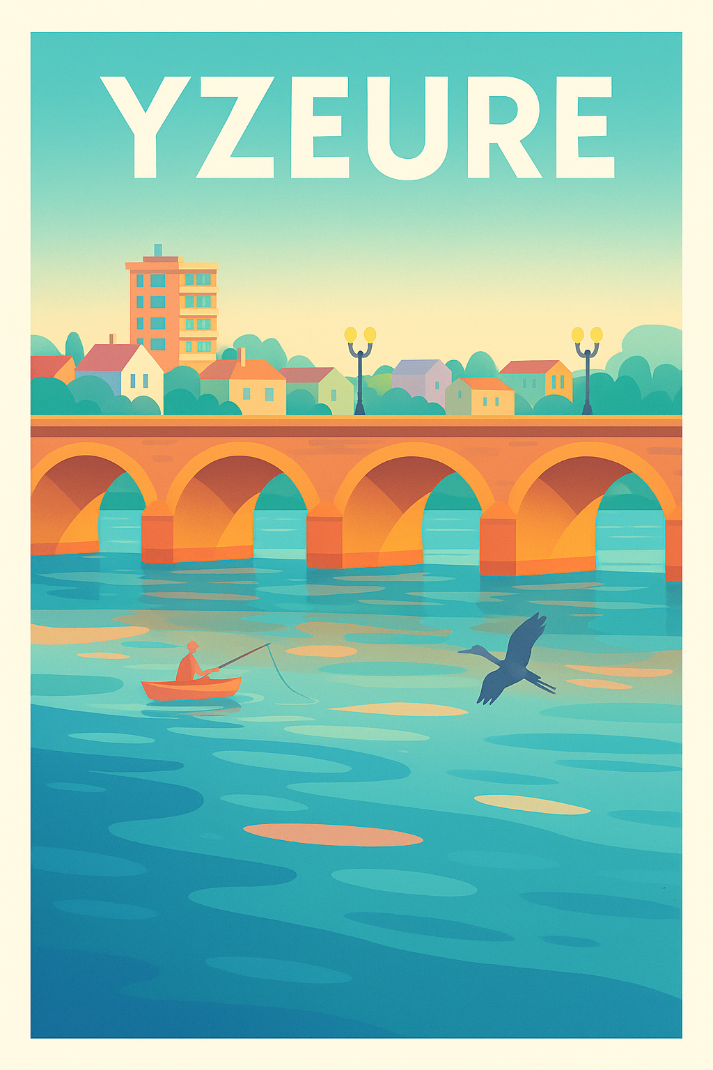 Affiche de Yzeure - Sérénité au fil de l'eau