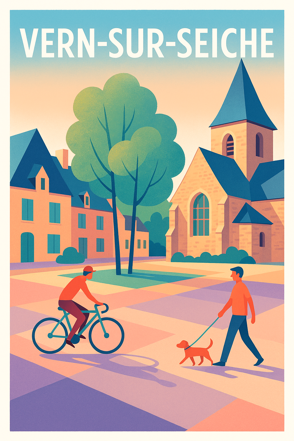 Affiche de Vern-sur-Seiche - Charme et Sérénité au Coeur du Village