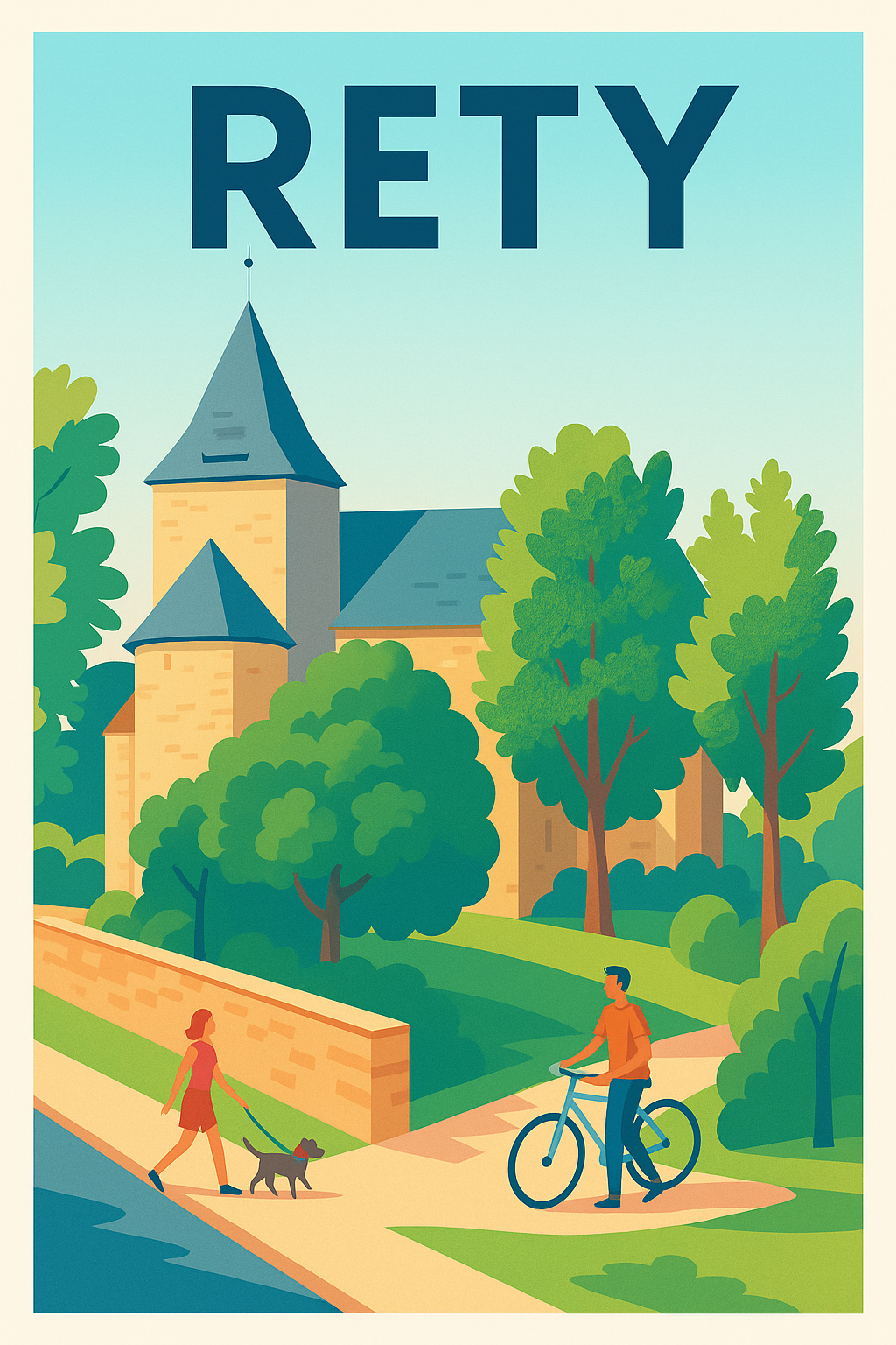Affiche de Rety - Charme bucolique et sérénité à l’état pur