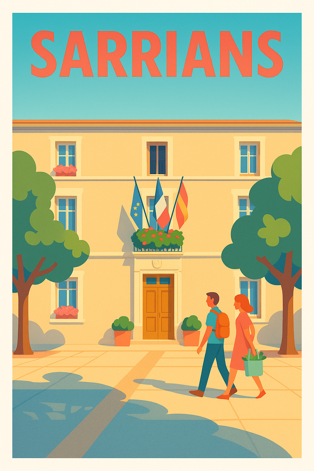 Affiche de Sarrians - L'élégance provençale au quotidien