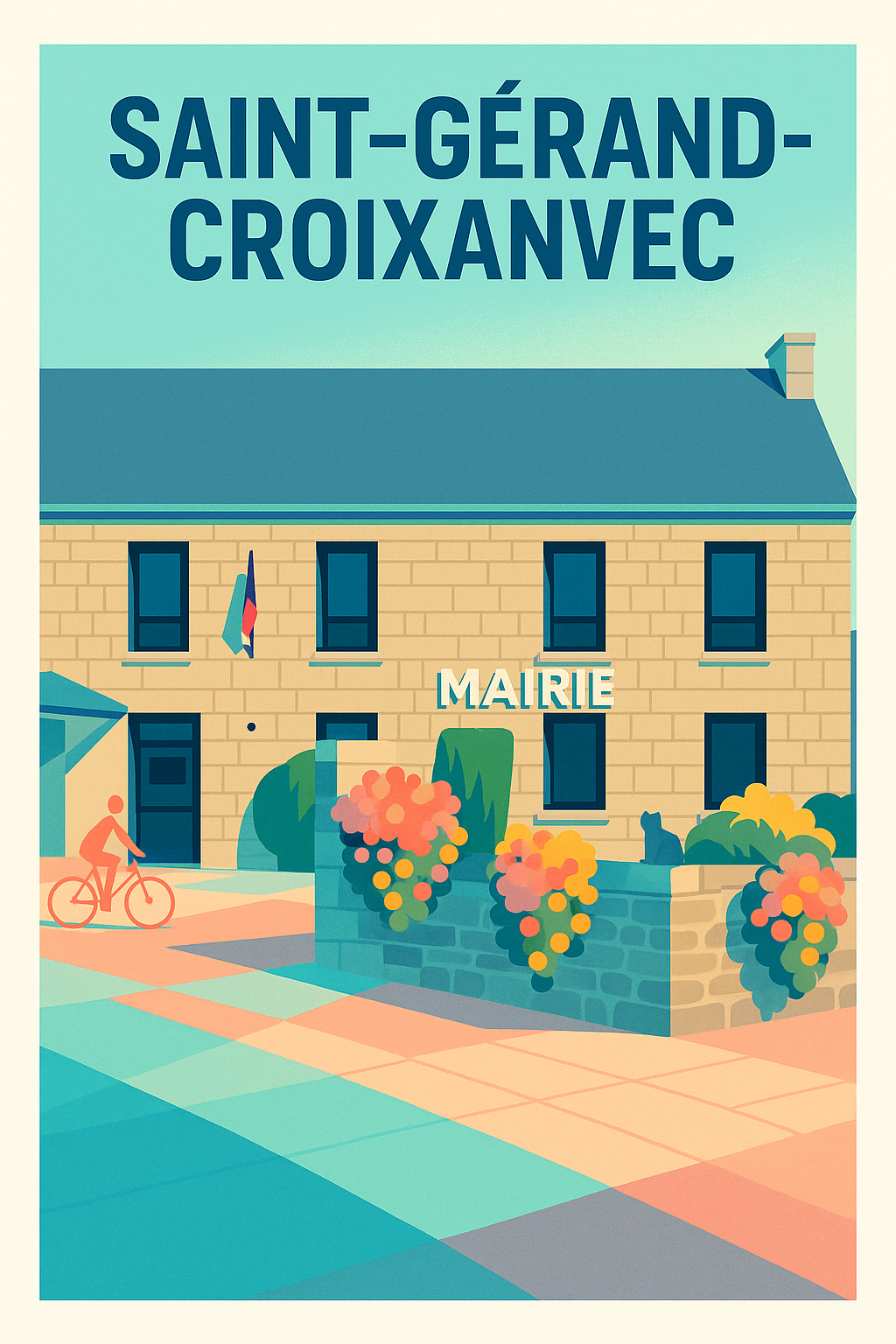 Affiche de Saint-Gérand-Croixanvec - Charme et sérénité au cœur de la mairie