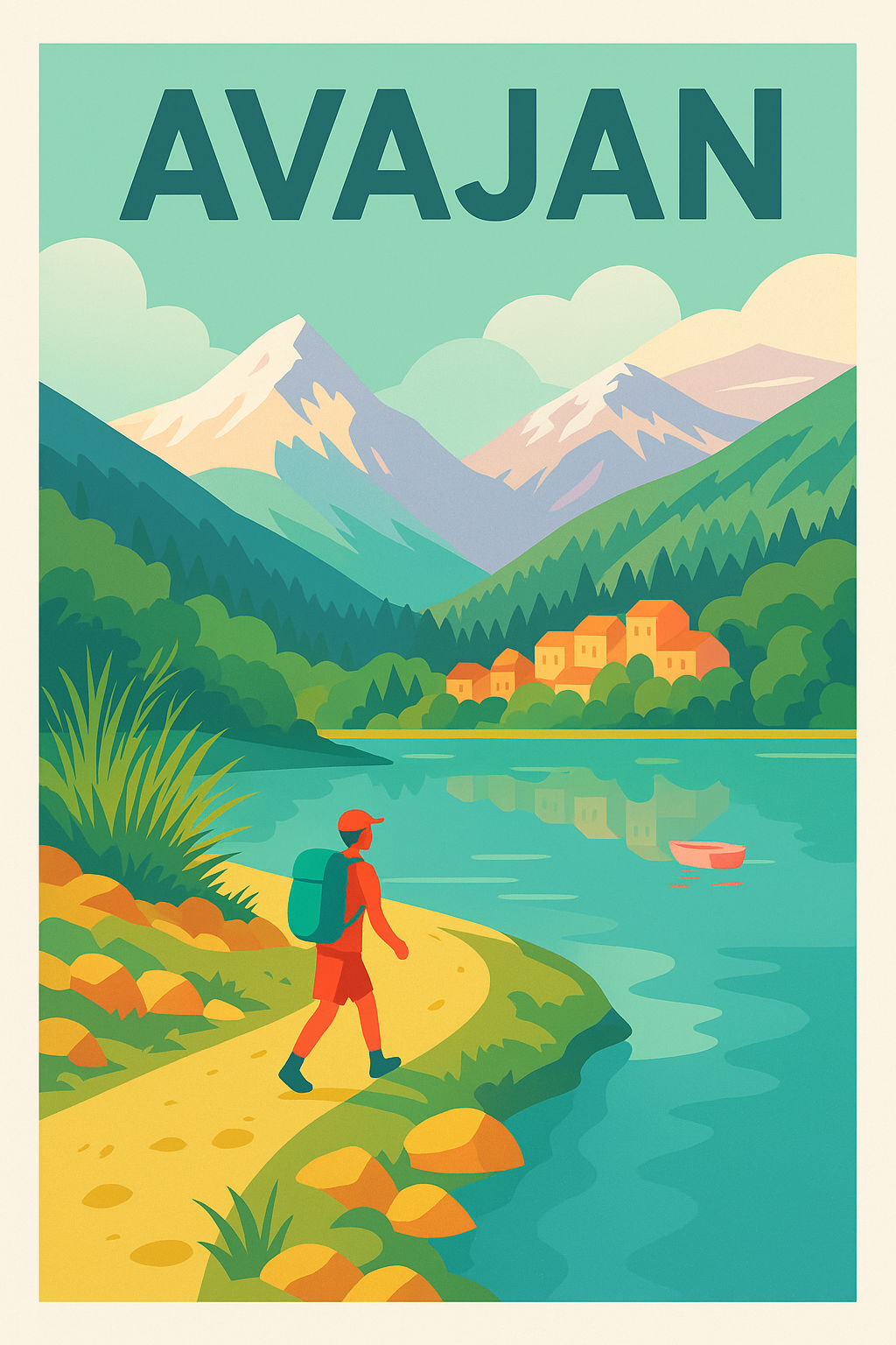 Affiche de Avajan - Évasion nature au bord du lac