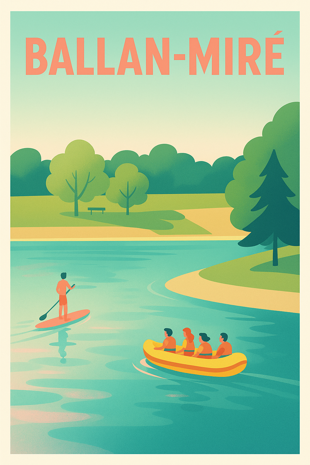 Affiche de Ballan-Miré - Évasion au fil de l'eau