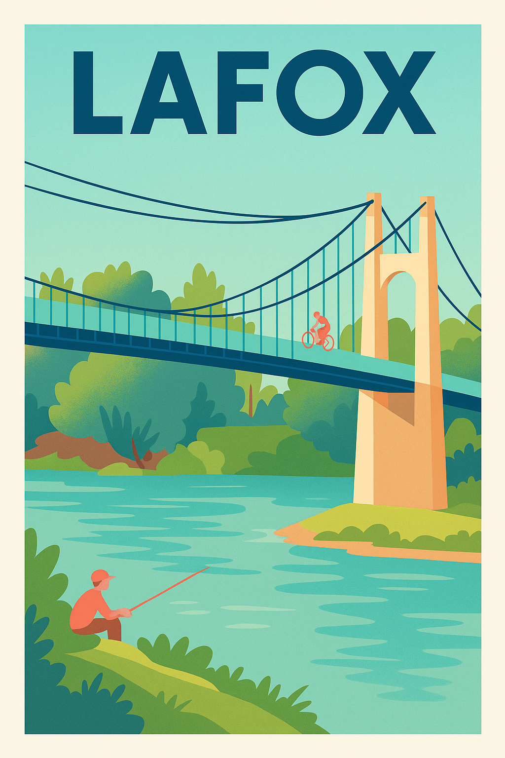 Affiche de Lafox - Un havre de paix au bord de l'eau