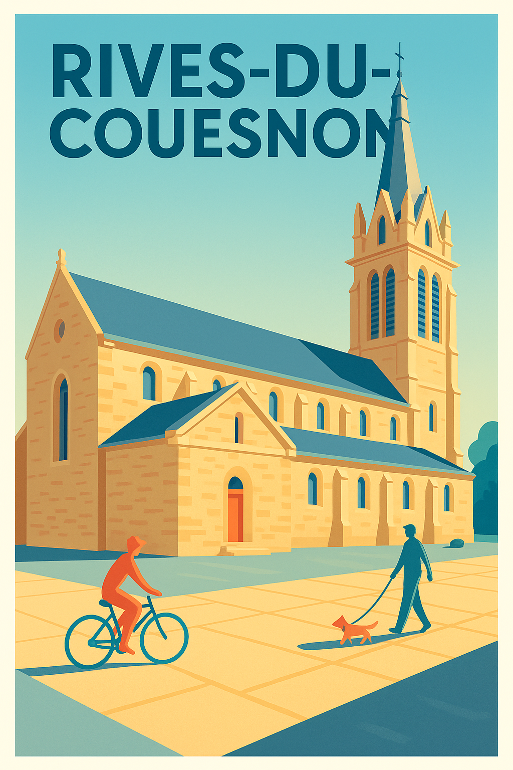 Affiche de Rives-du-Couesnon - Tranquillité et charme architectural