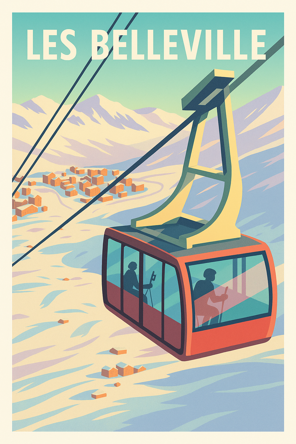 Affiche de Les Belleville - L'ascension vers les sommets alpins