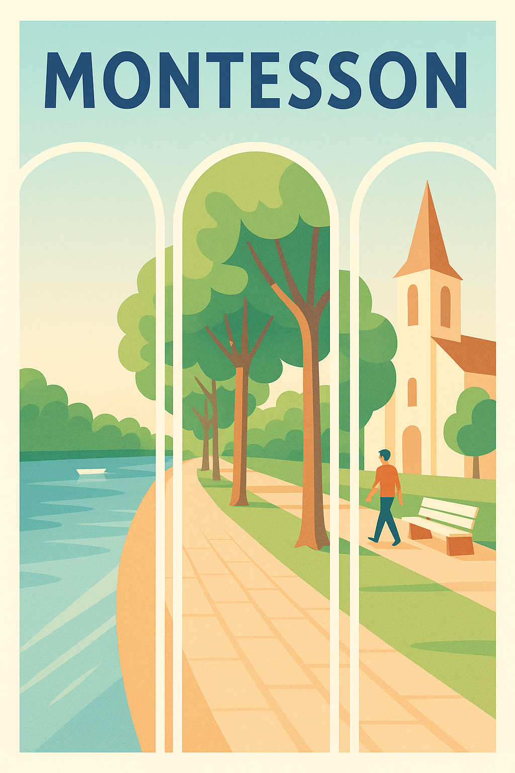 Affiche de Montesson - Balade au bord de l'eau