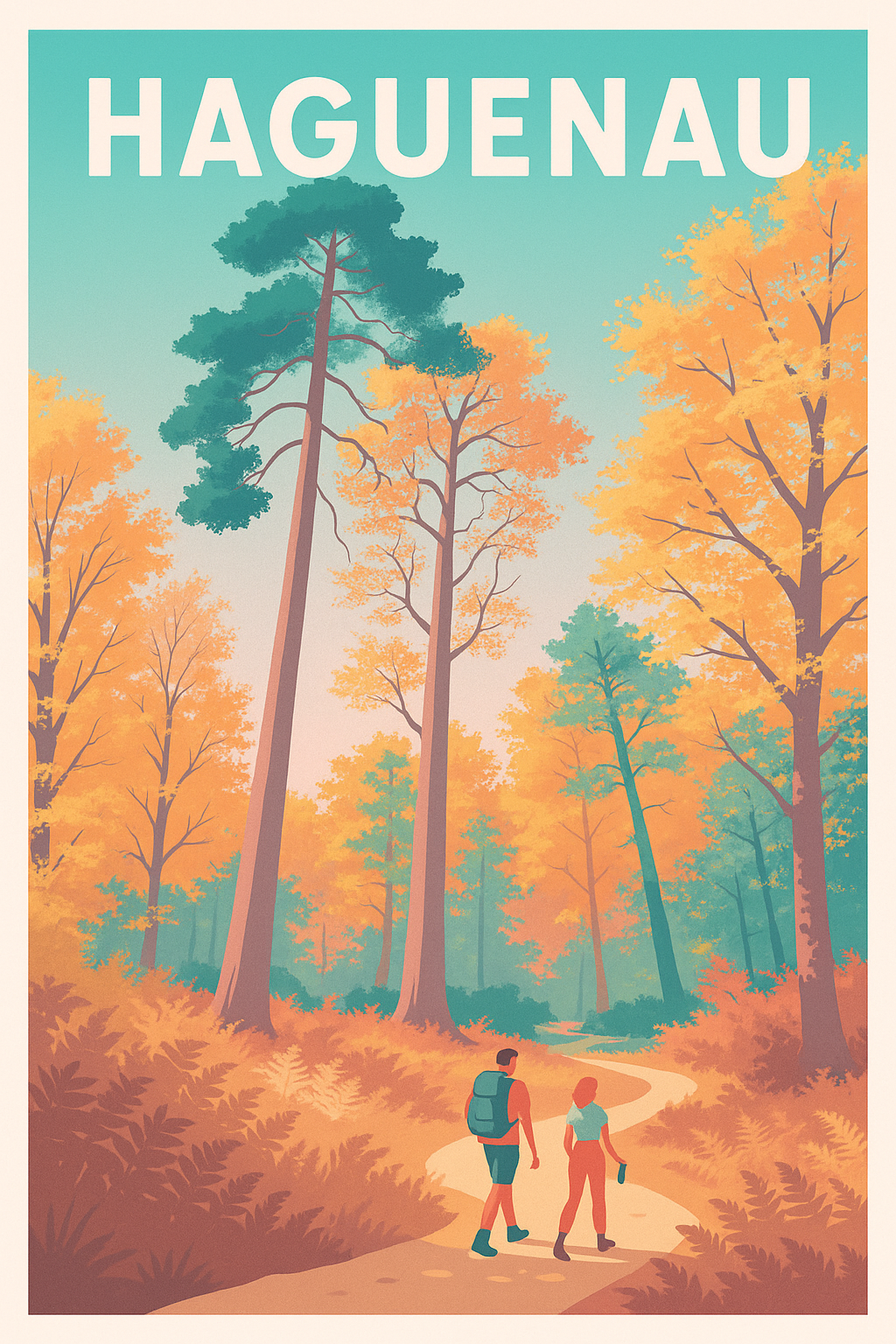 Affiche de Haguenau - Évasion au cœur des forêts colorées