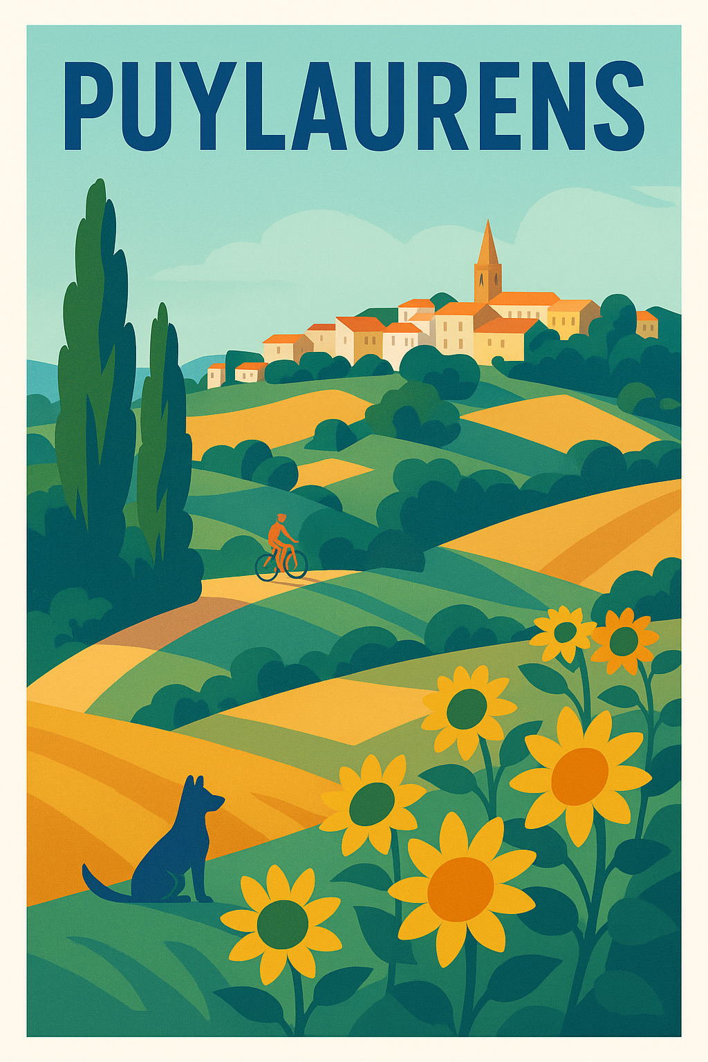 Affiche de Puylaurens - Charme bucolique en pleine nature