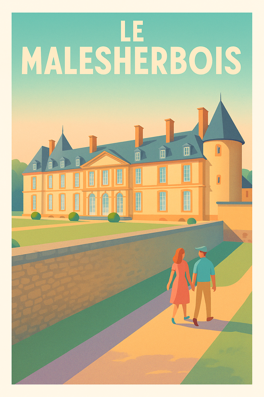 Affiche de Le Malesherbois - Élégance et charme à l'ancienne