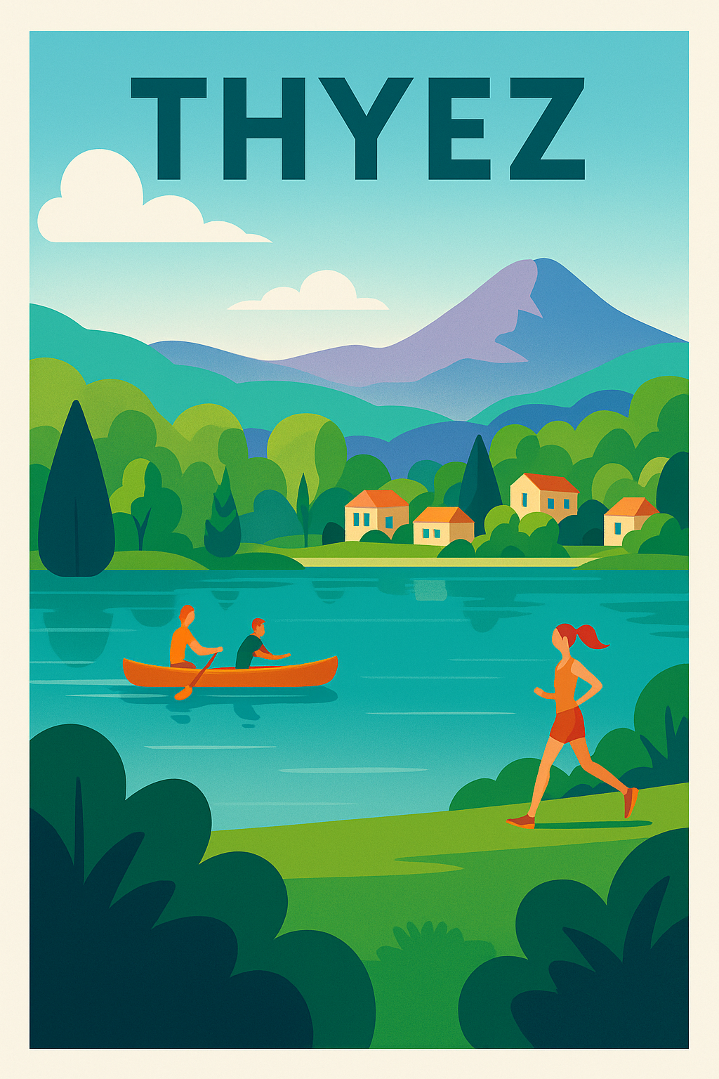 Affiche de Thyez - Évasion Nature et Bien-être
