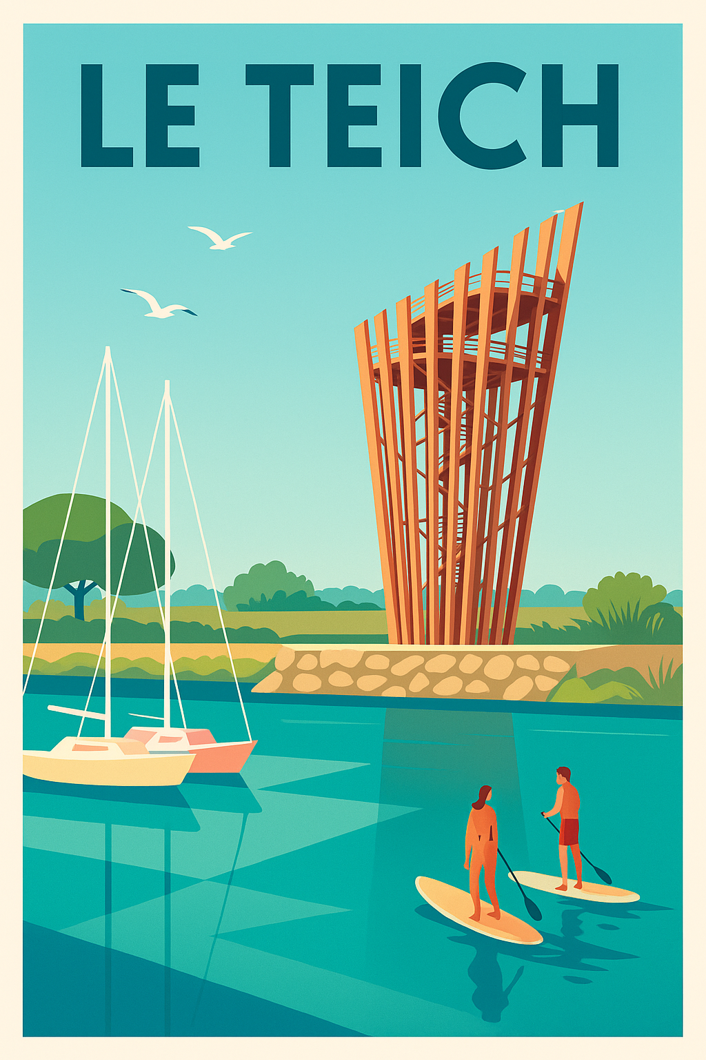 Affiche de Le Teich - Évasion au fil de l'eau