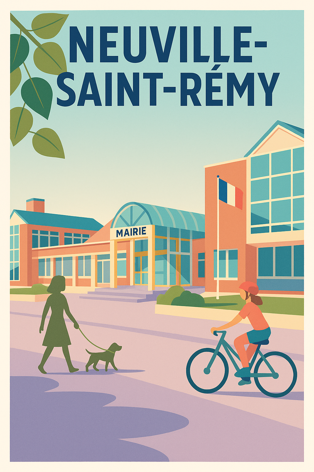 Affiche de Neuville-Saint-Rémy - La mairie au cœur de la vie locale