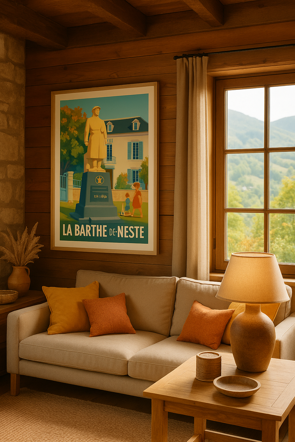 Mise en situation Affiche de La Barthe-de-Neste - Charme historique et convivialité à l'honneur