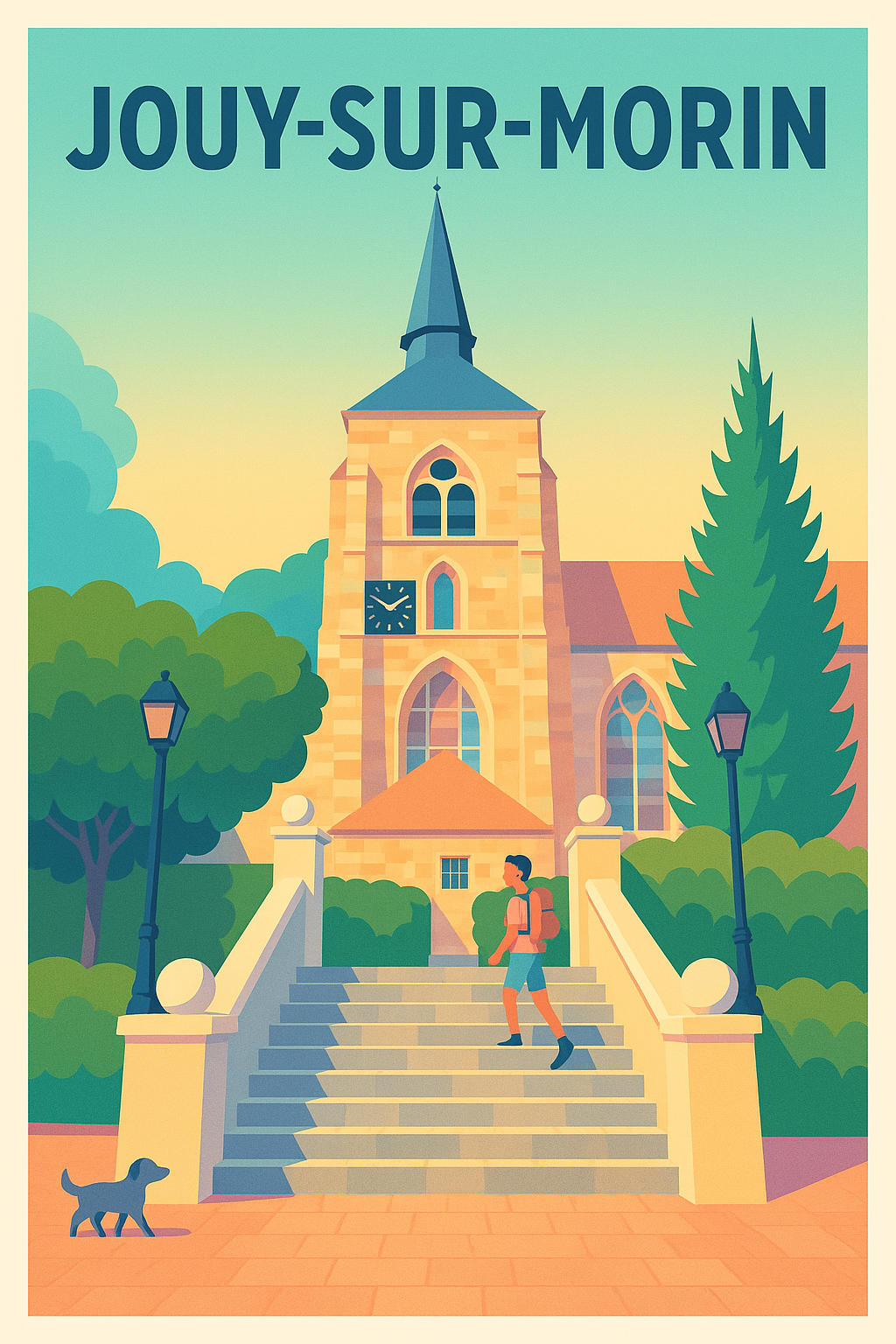 Affiche de Jouy-sur-Morin - L'élégance d'un village au cœur de la nature