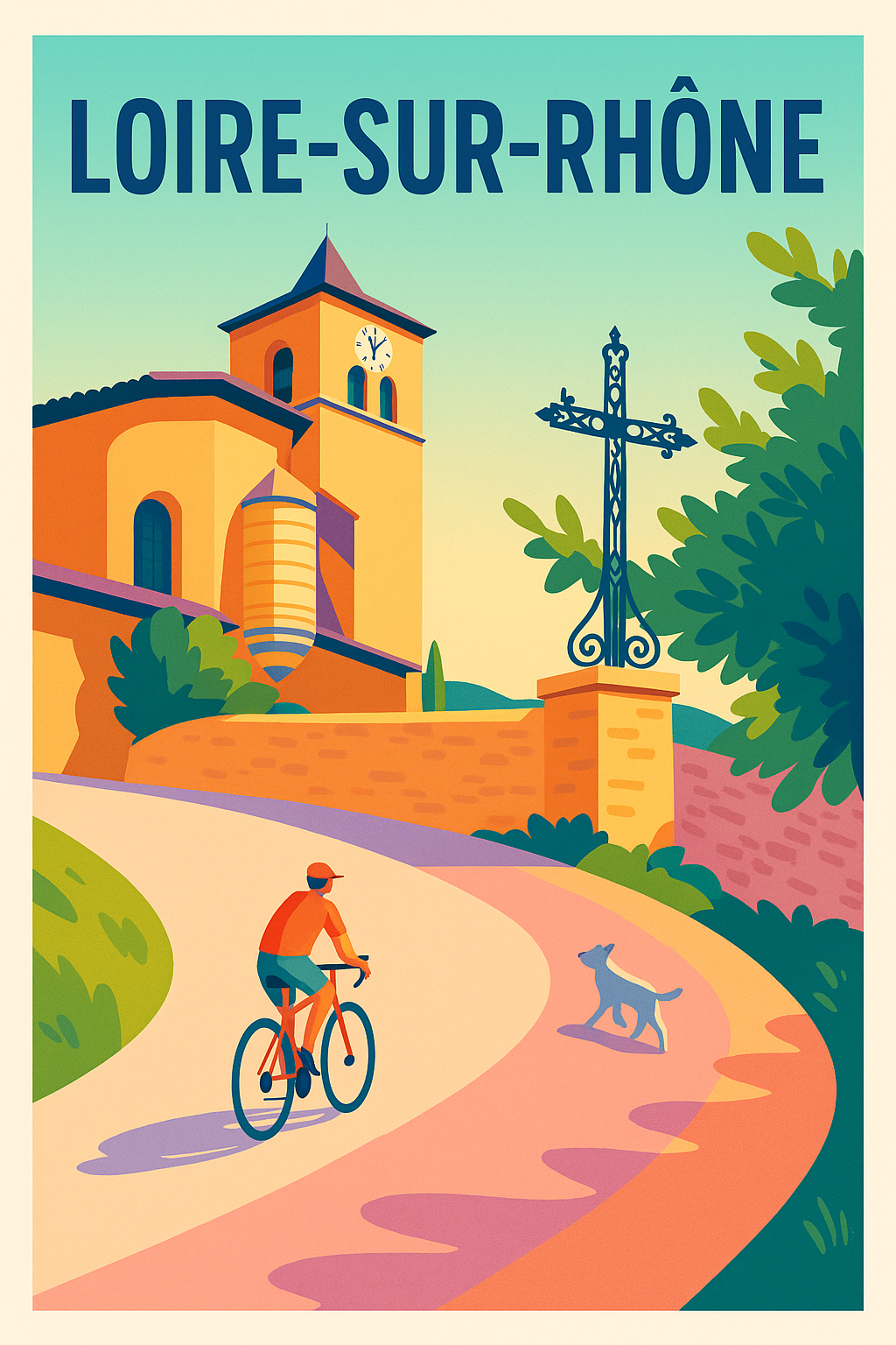 Affiche de Loire-sur-Rhône - Balade bucolique au cœur de la campagne