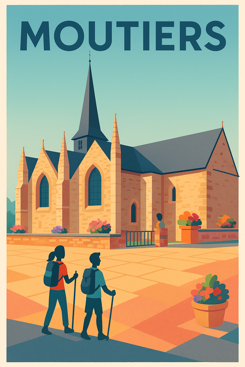 Affiche de Moutiers - L'escapade nature et patrimoine