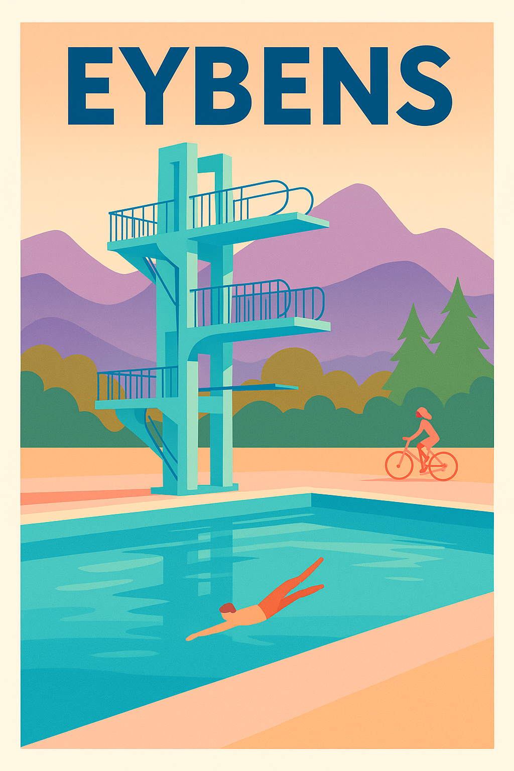 Affiche de Eybens - Plongeon estival au cœur des montagnes