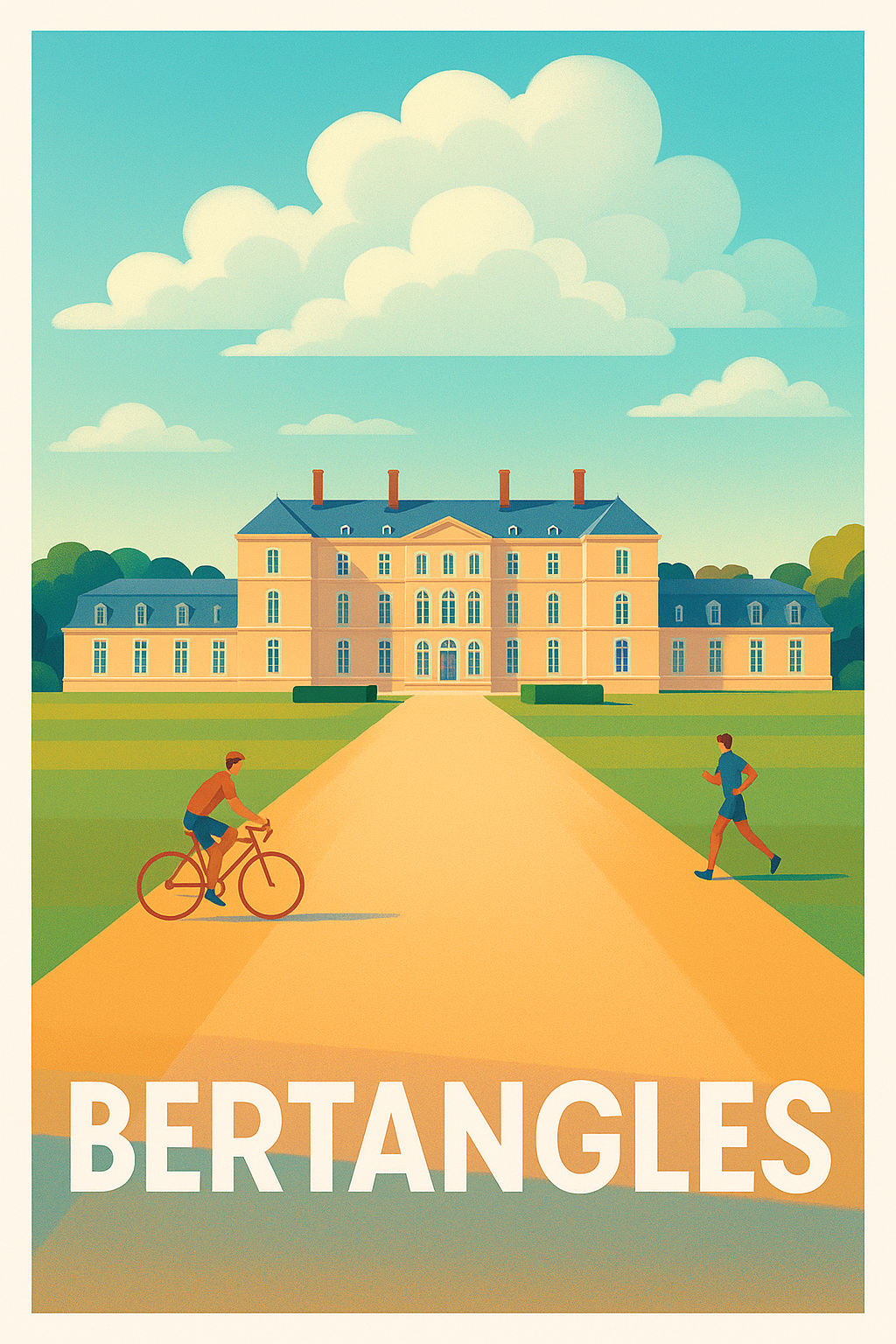 Affiche de Bertangles - Élégance et nature en harmonie