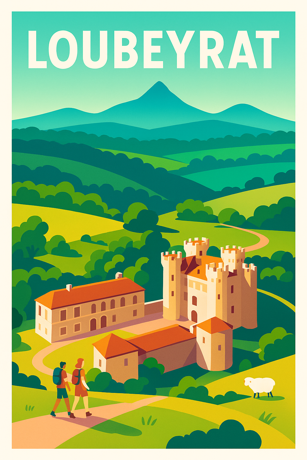 Affiche de Loubeyrat - Nature et patrimoine au cœur de l'Auvergne