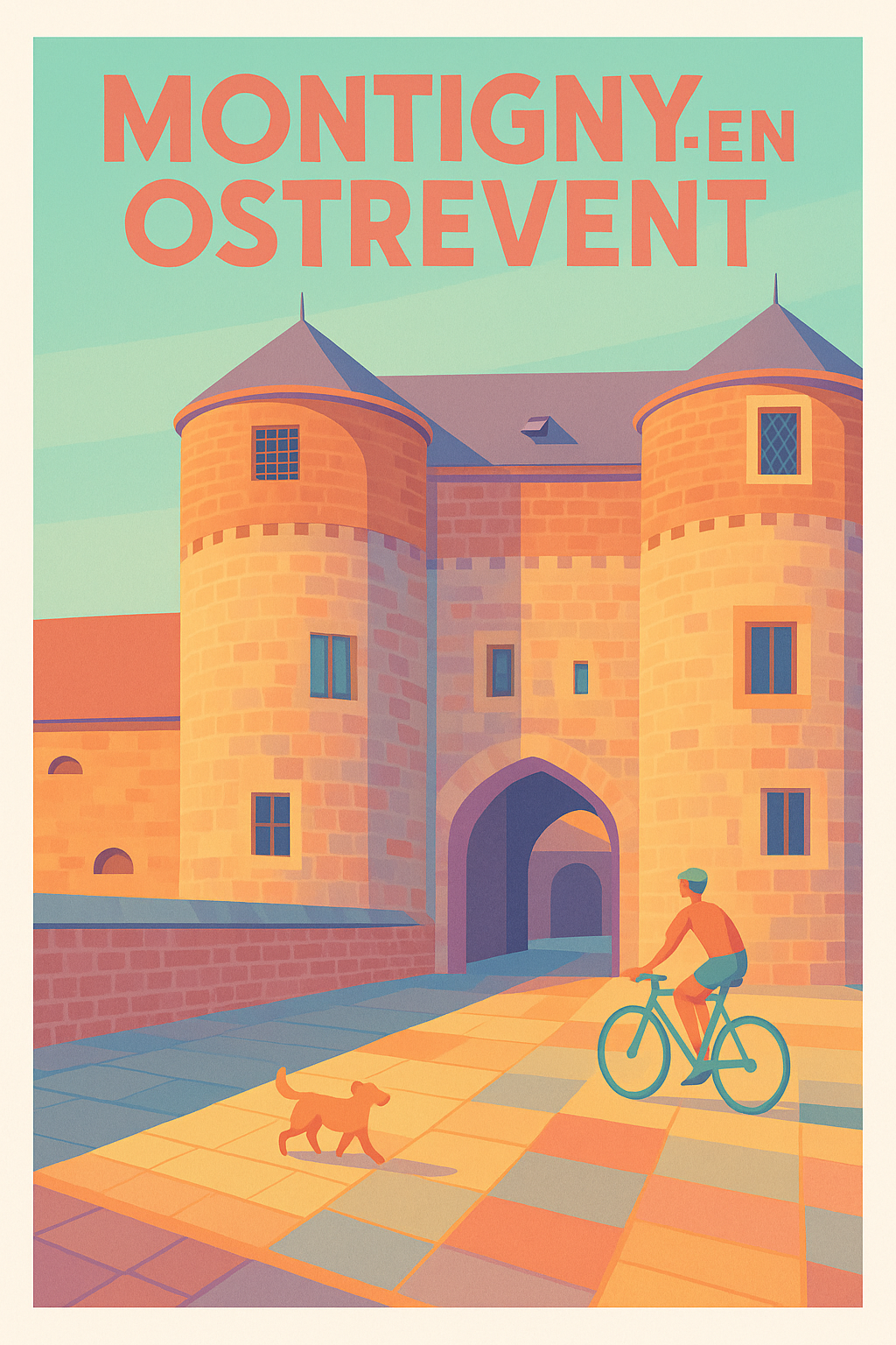Affiche de Montigny-en-Ostrevent - Charme et histoire à vélo