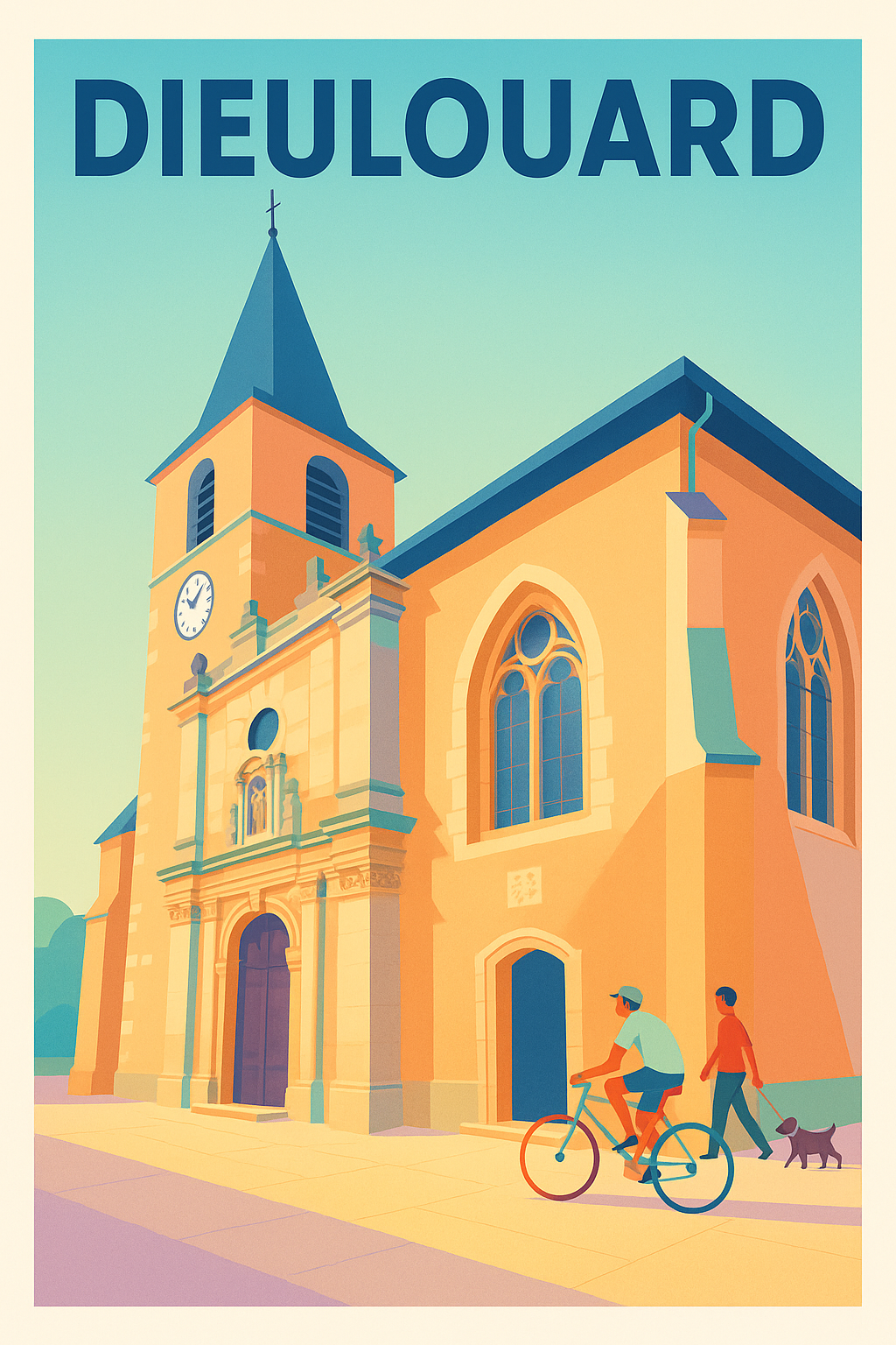 Affiche de Dieulouard - Charme paisible et patrimoine historique