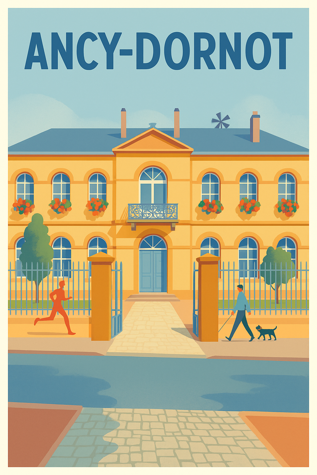 Affiche de Ancy-Dornot - L'élégance intemporelle au cœur de la ville