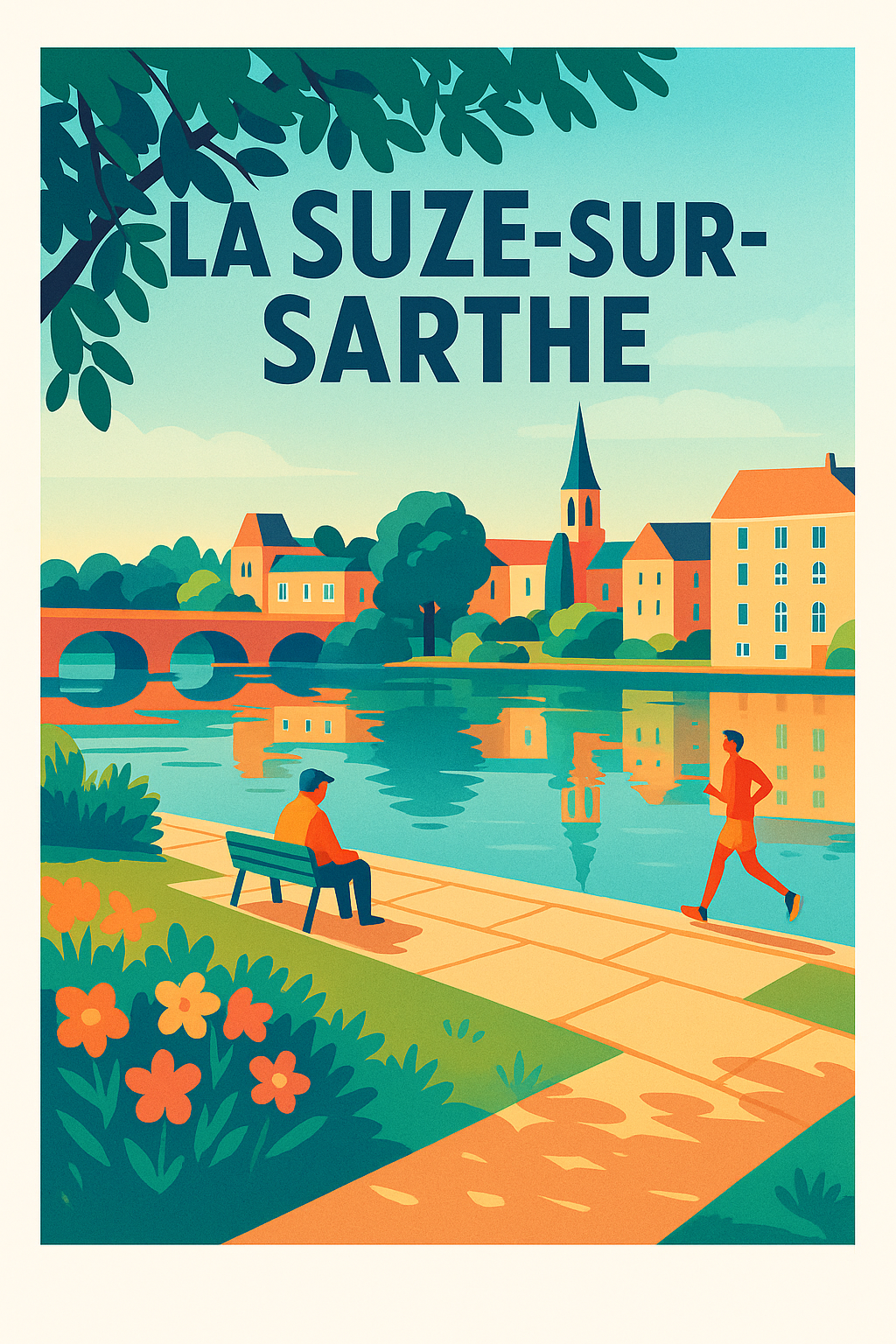 Affiche de La Suze-sur-Sarthe - Charme et sérénité au bord de l'eau
