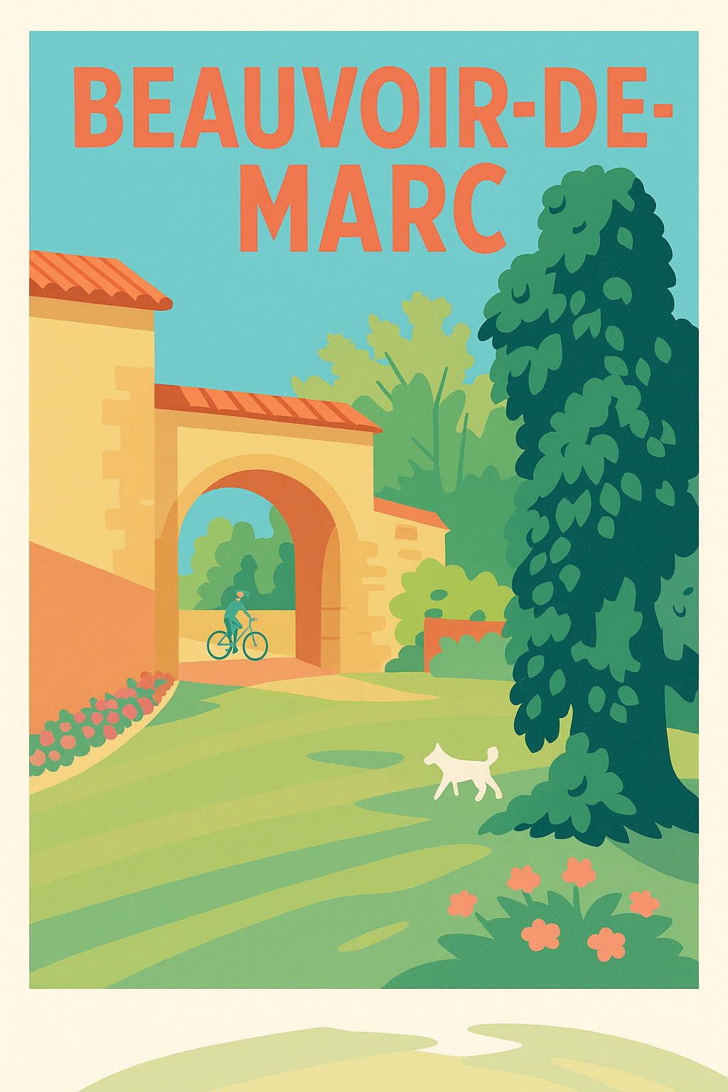 Affiche de Beauvoir-de-Marc - Charme bucolique en pleine nature