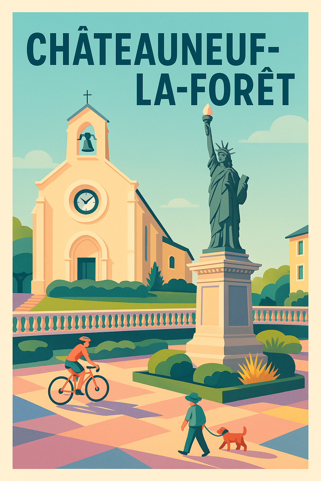Affiche de Châteauneuf-la-Forêt - Charme et Sérénité au cœur de la nature