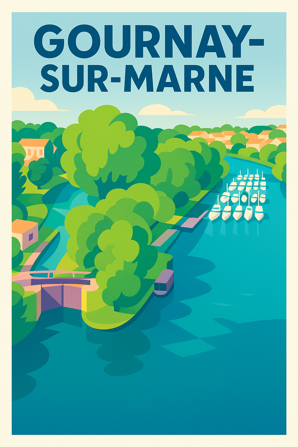 Affiche de Gournay-sur-Marne - Plénitude au fil de l'eau