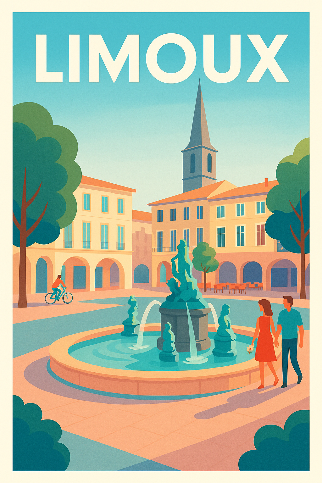 Affiche de Limoux - Charme et sérénité en plein cœur de la ville