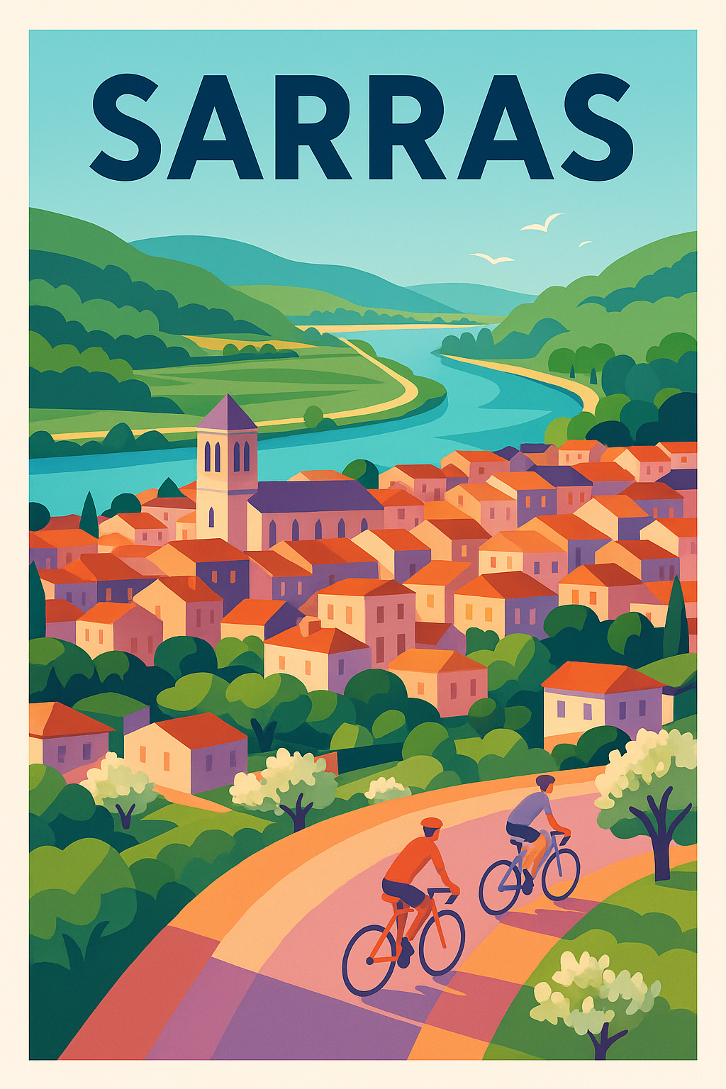 Affiche de Sarras - Balade paisible au cœur de la vallée