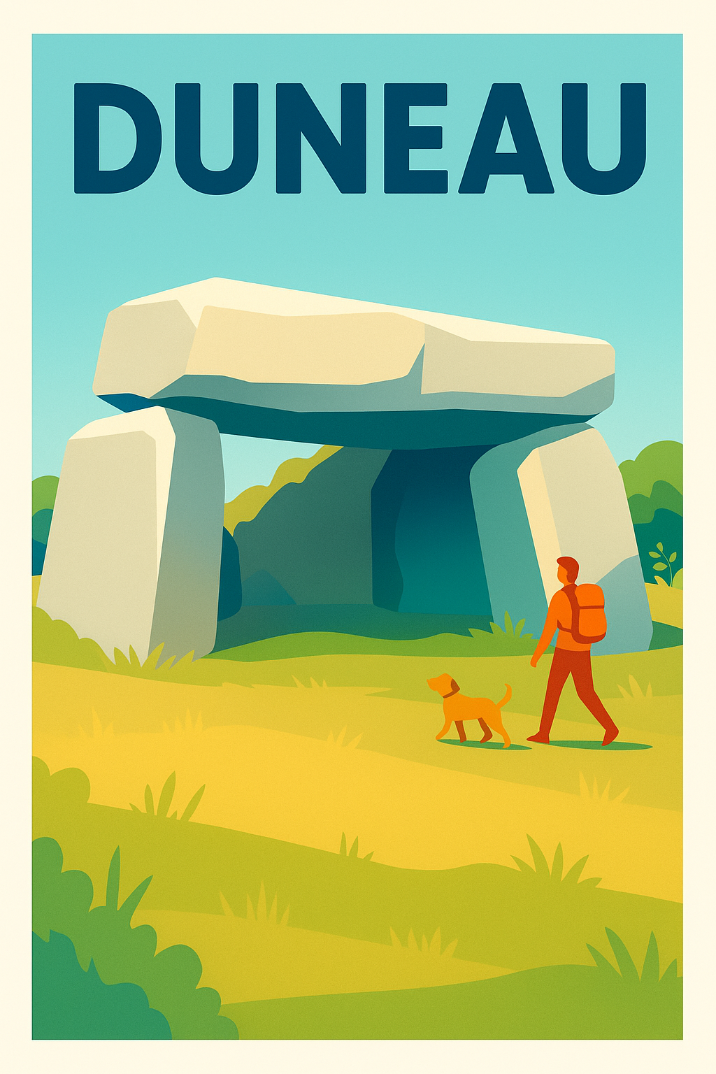 Affiche de Duneau - Promenade au cœur des trésors mégalithiques