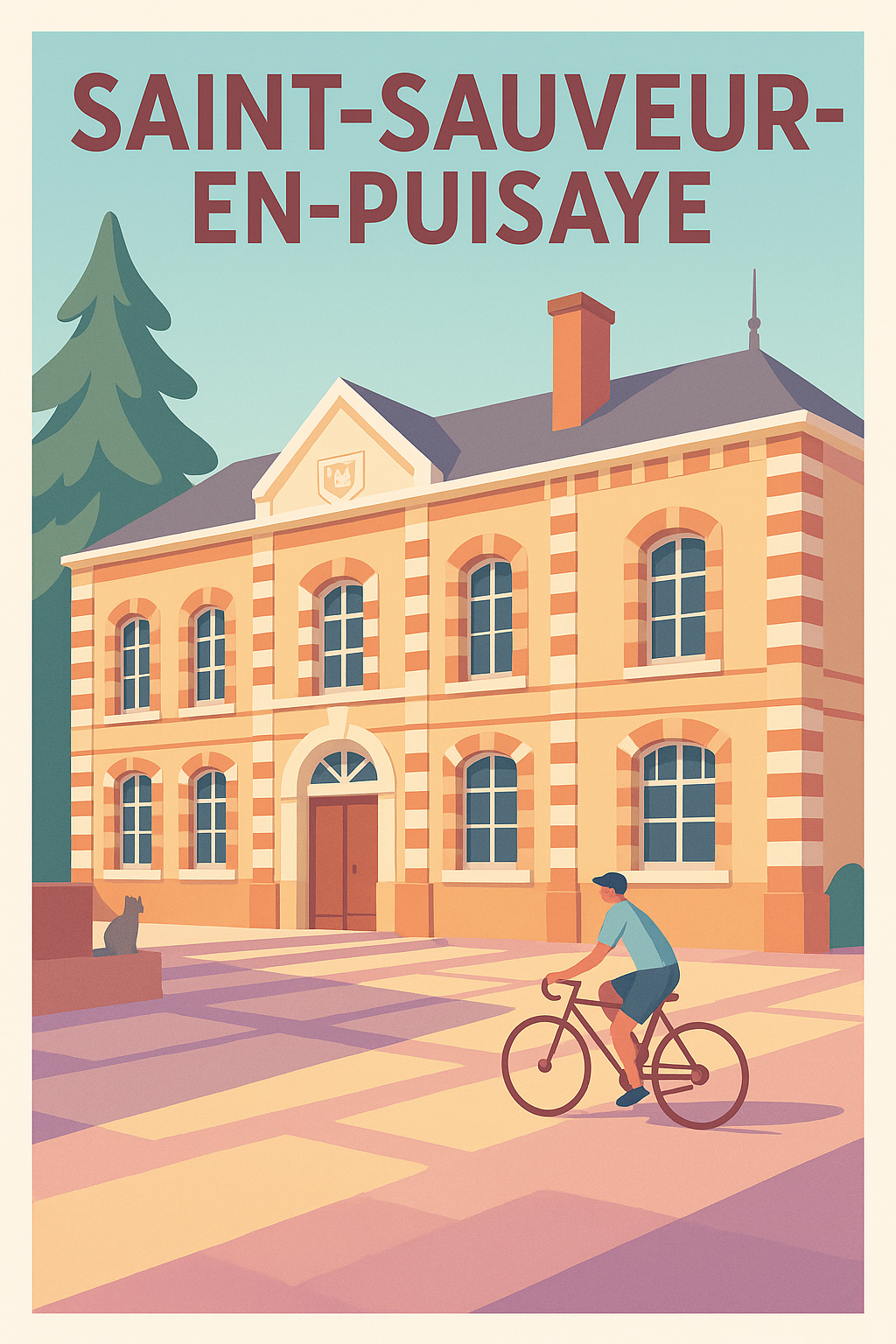 Affiche de Saint-Sauveur-en-Puisaye - Charme et Sérénité à la Française