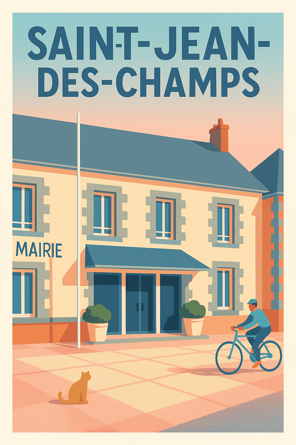 Affiche de Saint-Jean-des-Champs - Charme paisible au cœur du village