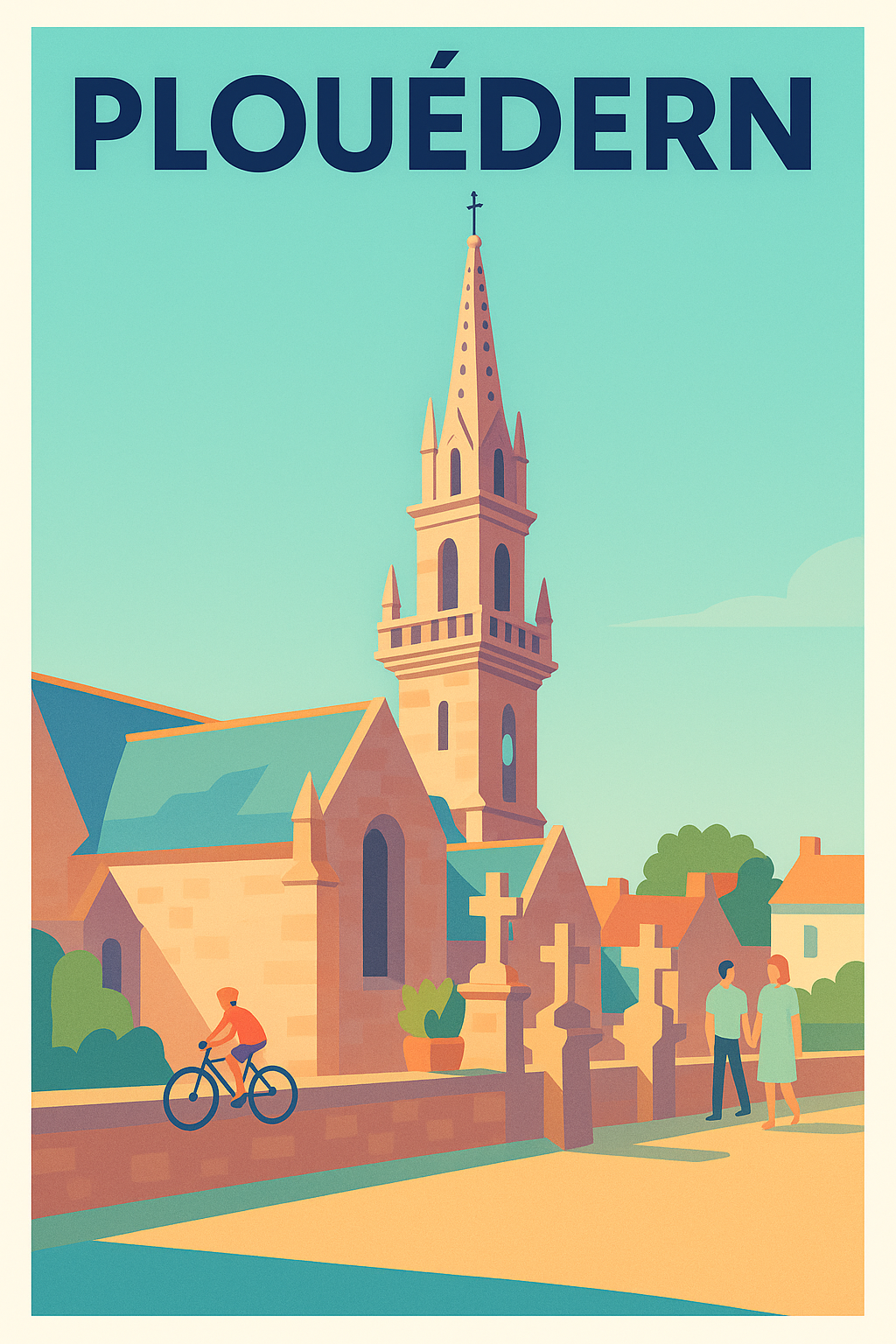 Affiche de Plouédern - Charme et sérénité bretonne