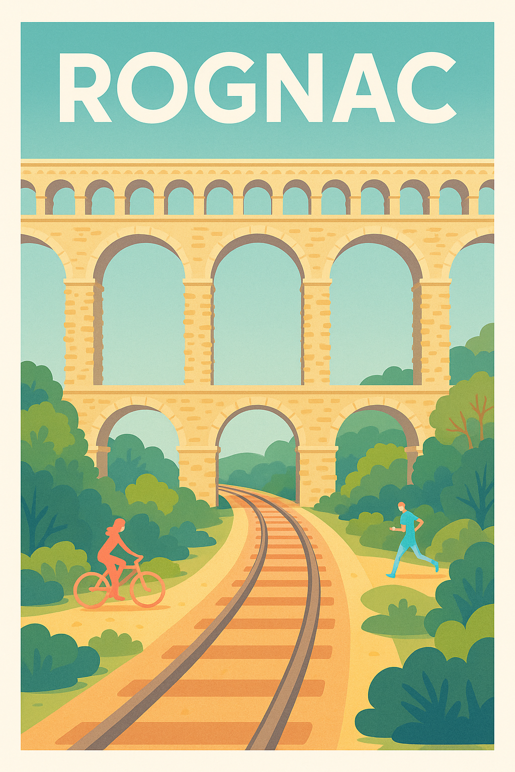 Affiche de Rognac - L'évasion architecturale et nature