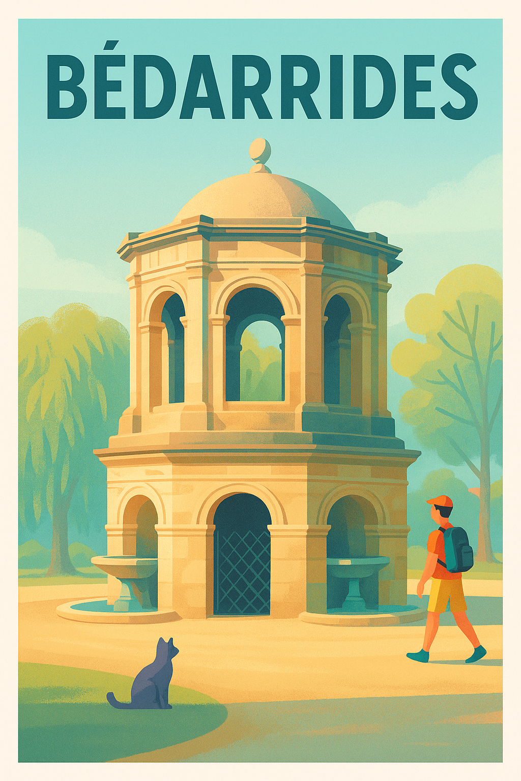 Affiche de Bédarrides - Charme et sérénité au cœur de la Provence