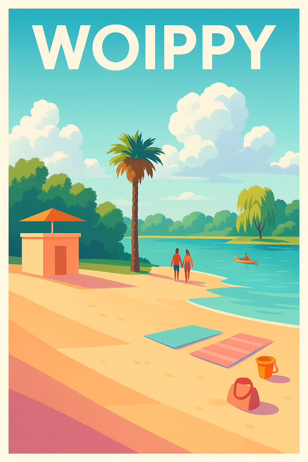 Affiche de Woippy - Évasion au bord de l'eau