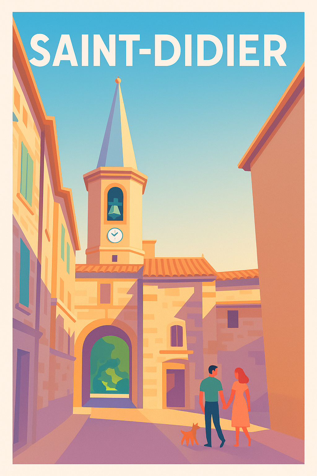 Affiche de Saint-Didier - Charme et douceur provençale au cœur de la ville