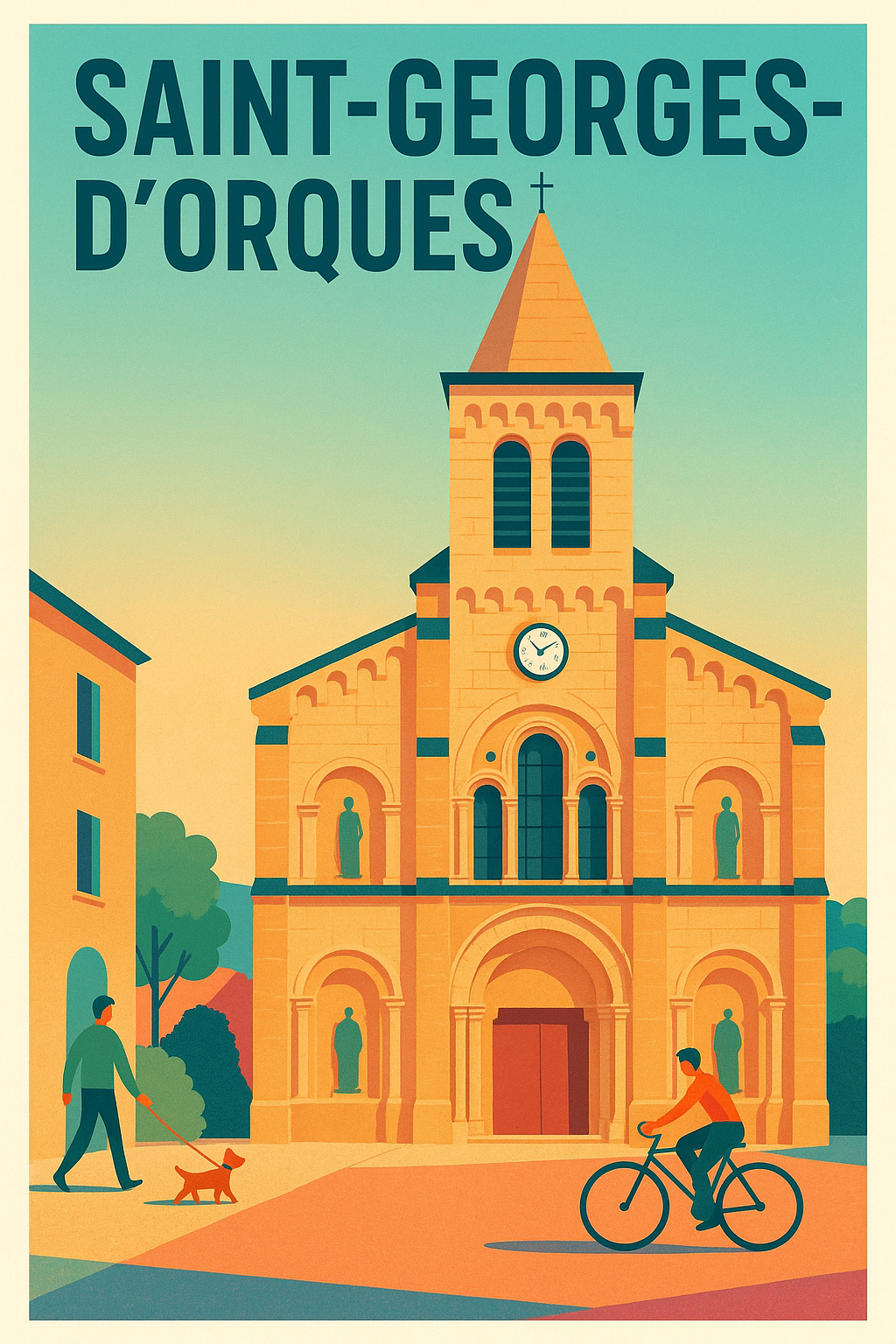 Affiche de Saint-Georges-d'Orques - Charme et Patrimoine Authentique