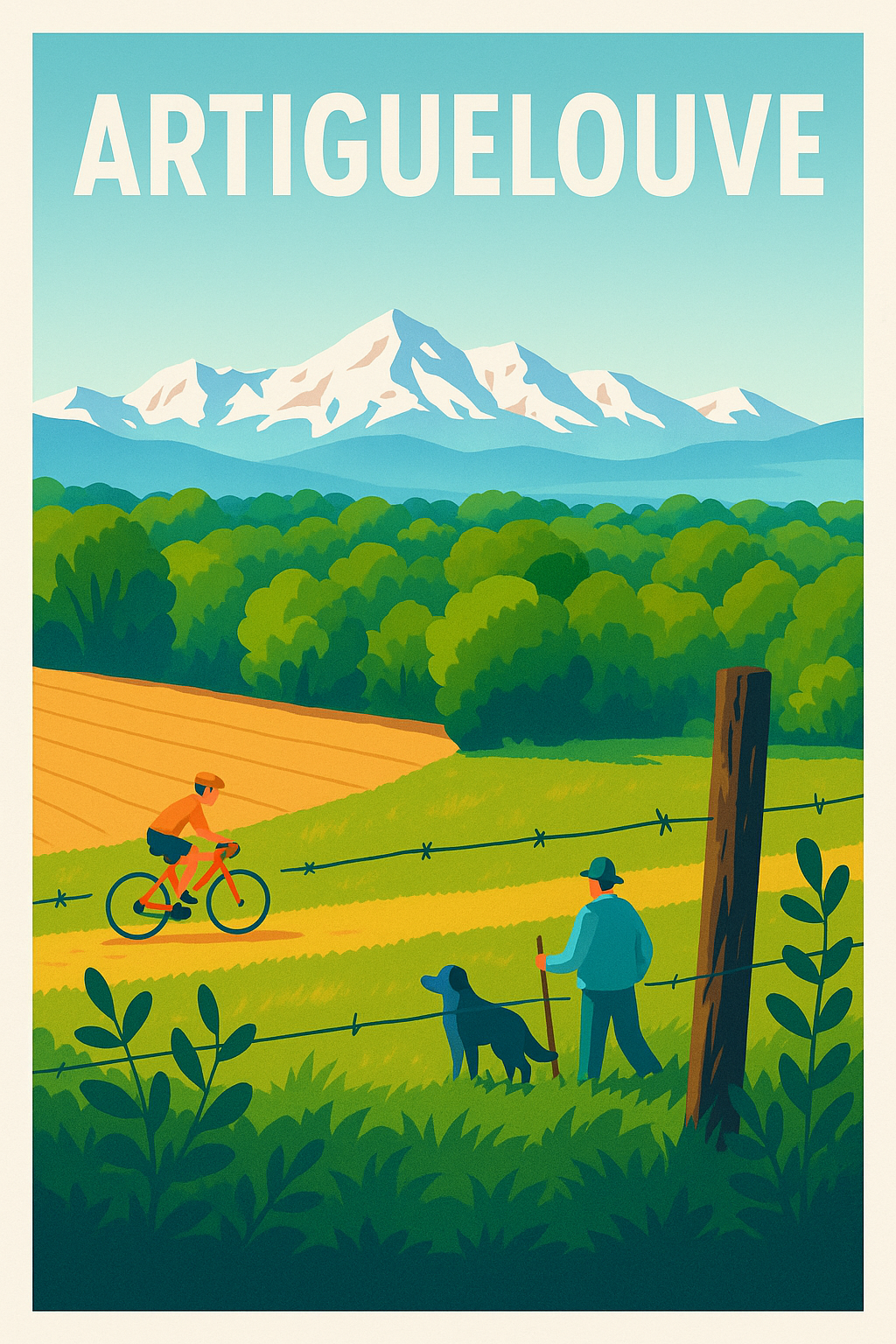 Affiche de Artiguelouve - L’harmonie bucolique aux pieds des Pyrénées