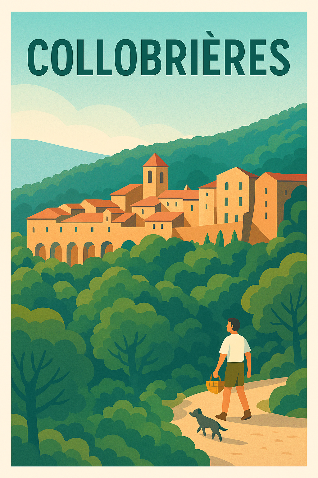 Affiche de Collobrières - Escapade bucolique au cœur de la nature