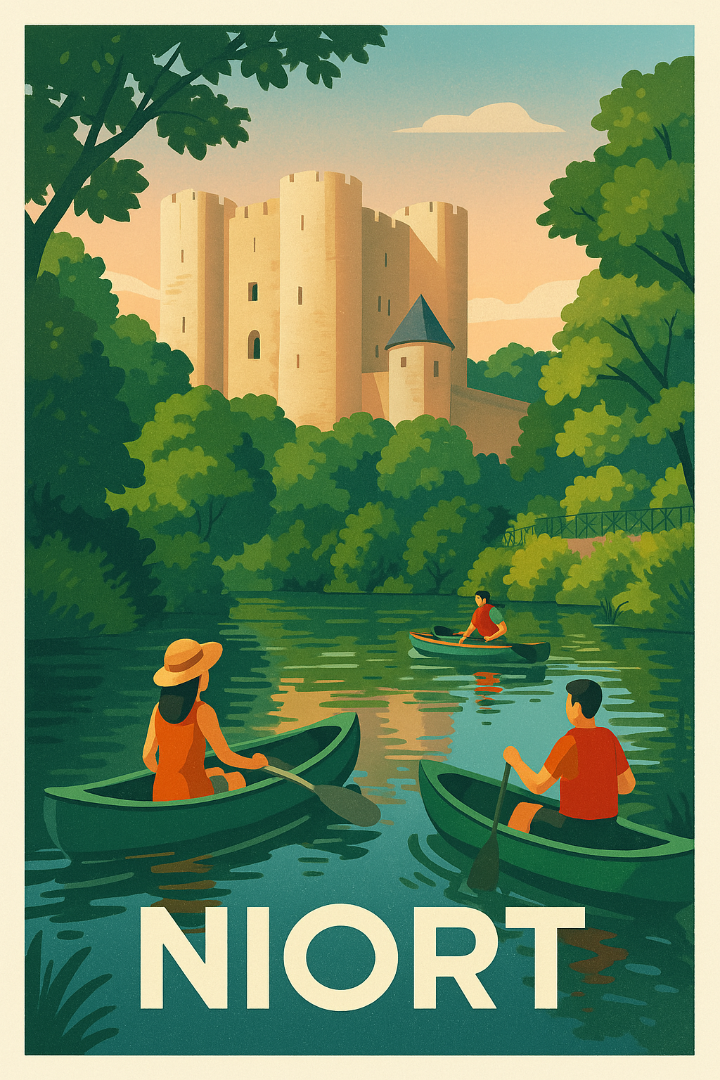 Niort - Balade paisible au fil de l'eau