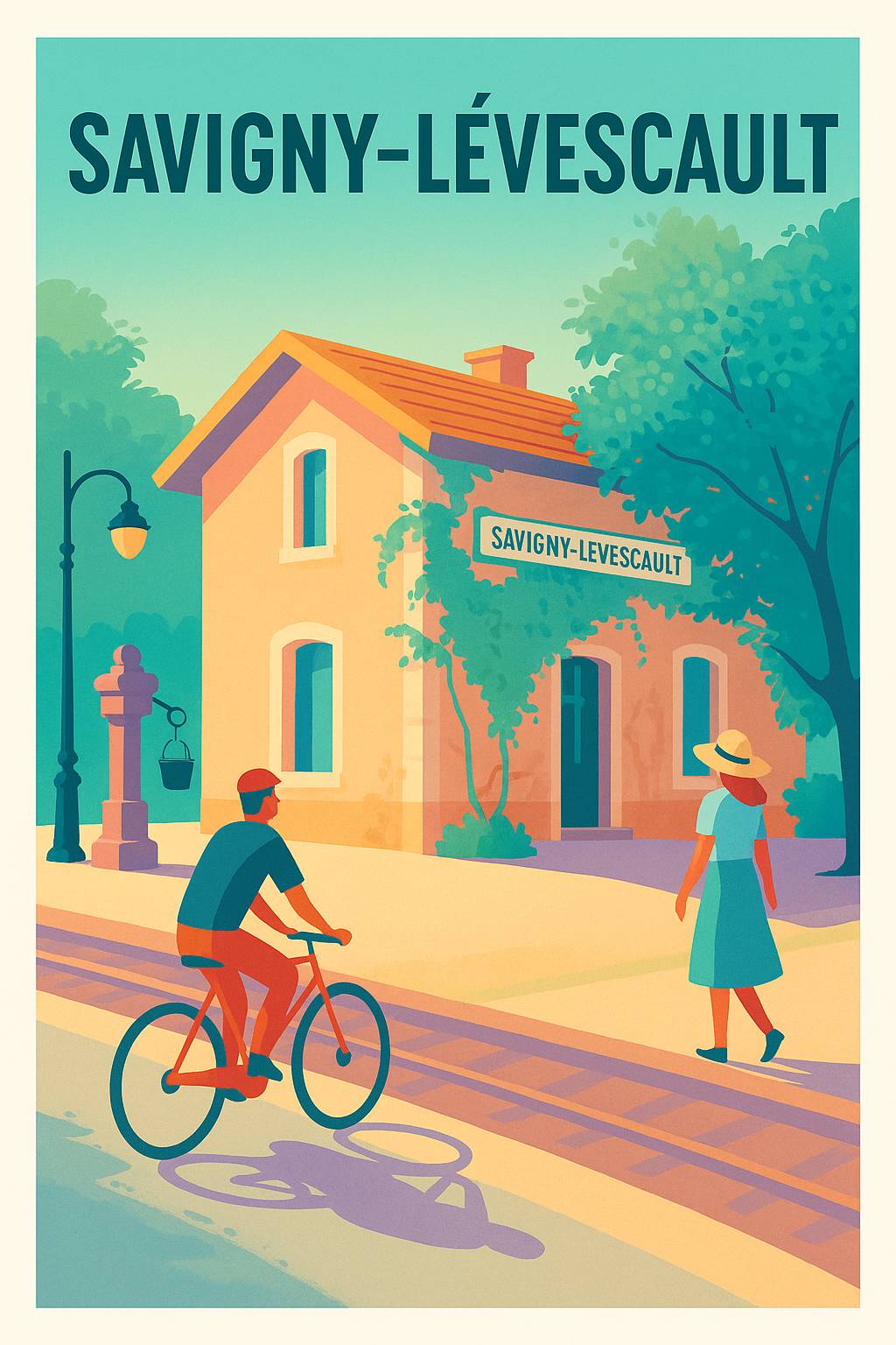 Affiche de Savigny-Lévescault - Un coin de charme à découvrir