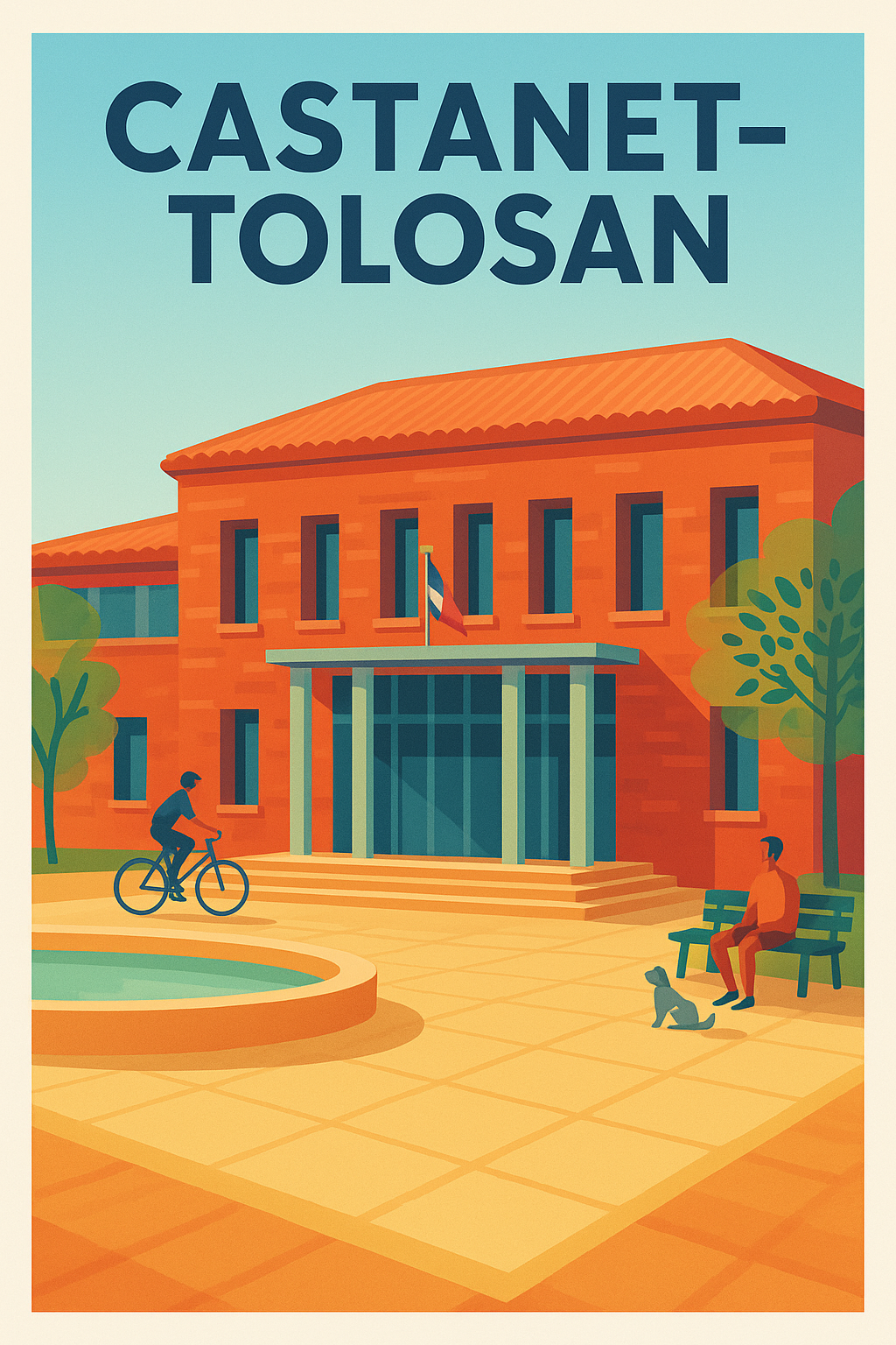 Affiche de Castanet-Tolosan - Charme et Sérénité en Midi-Pyrénées