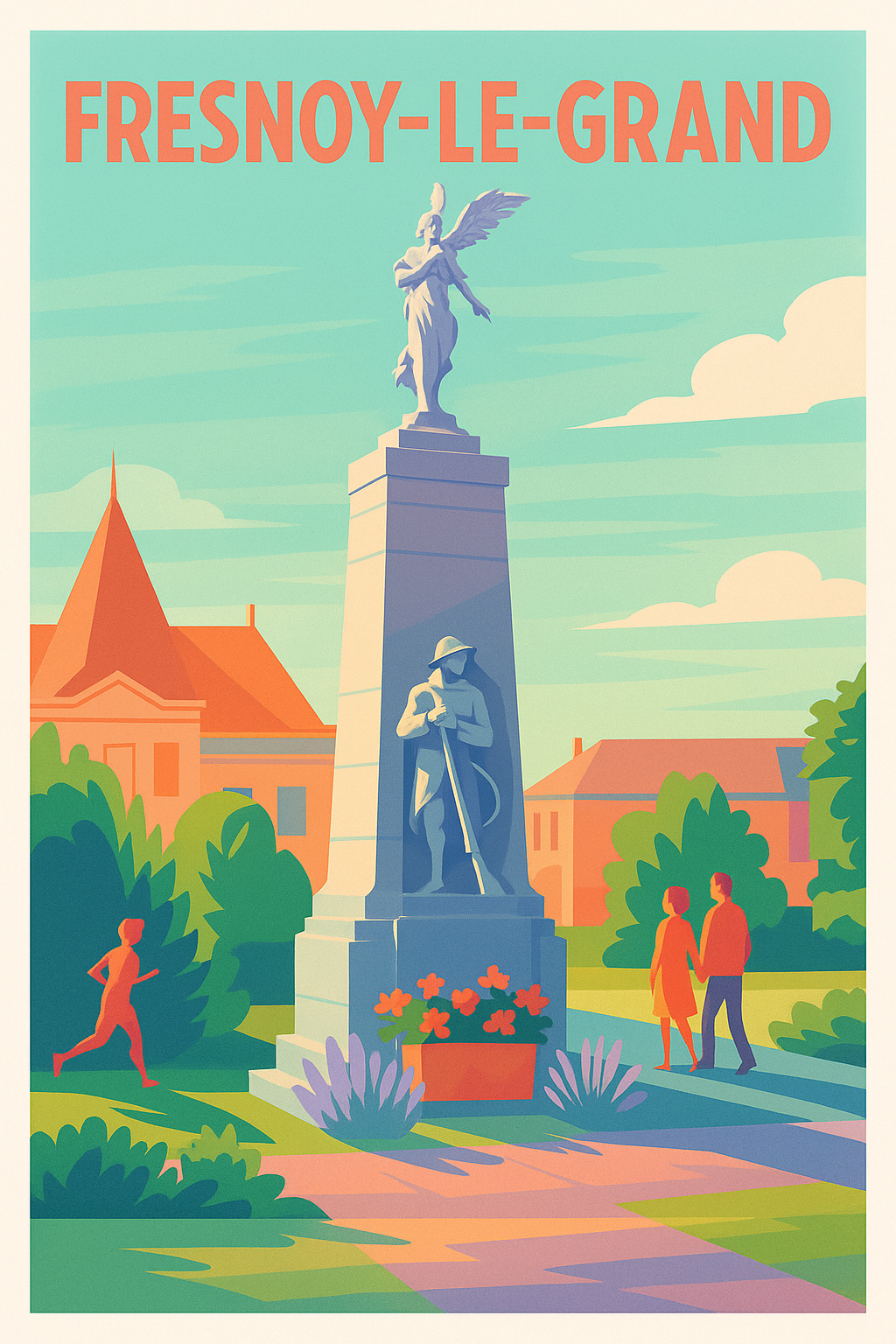 Affiche de Fresnoy-le-Grand - Charme et sérénité au cœur de la ville