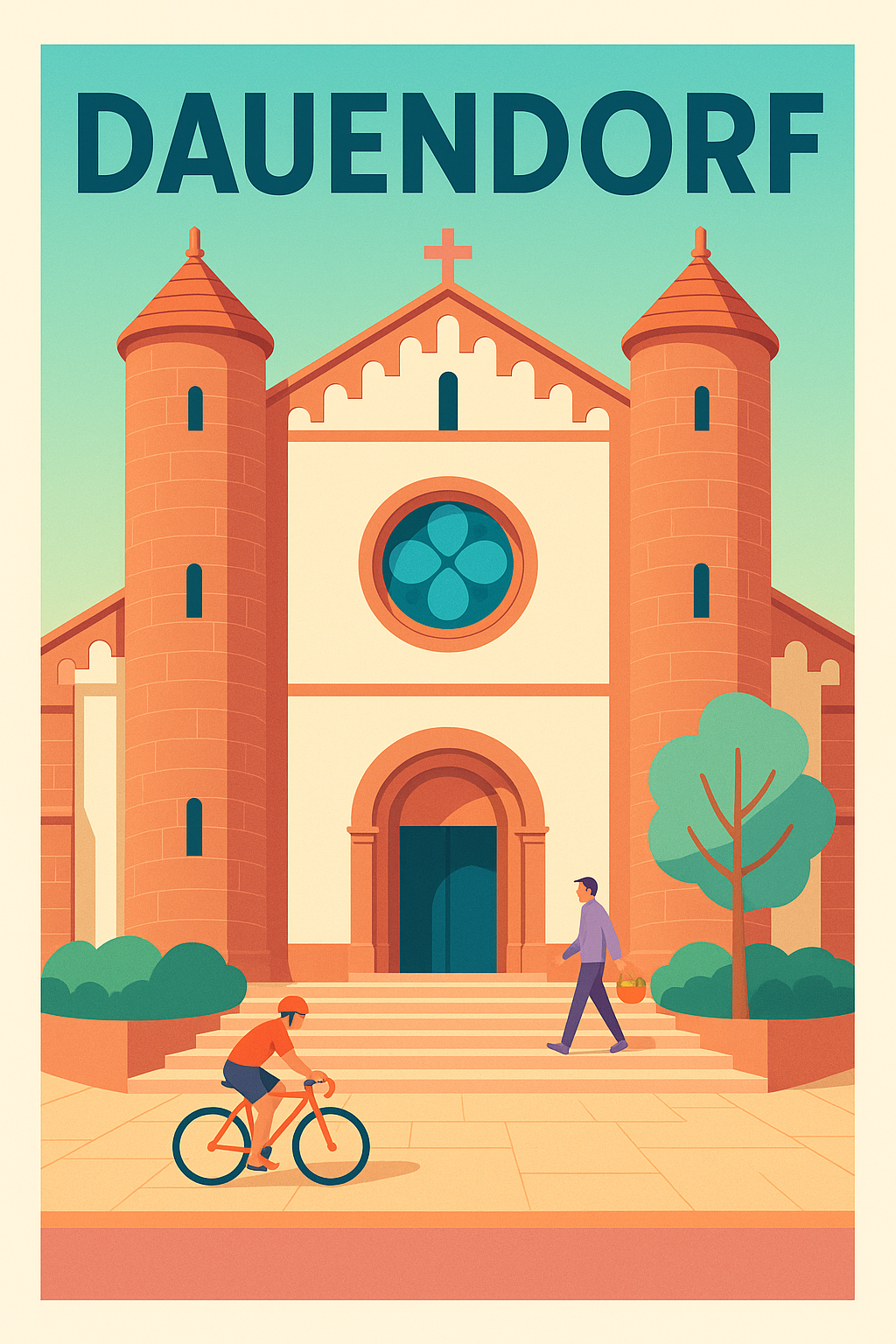 Affiche de Dauendorf - Charme et sérénité au cœur de l'architecture locale